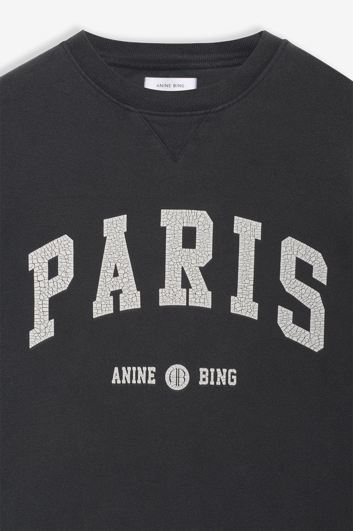 Anine Bing Ramona Monogram Logo Sweatshirt