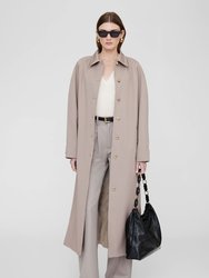 Randy Maxi Trench Coat - Taupe - Taupe