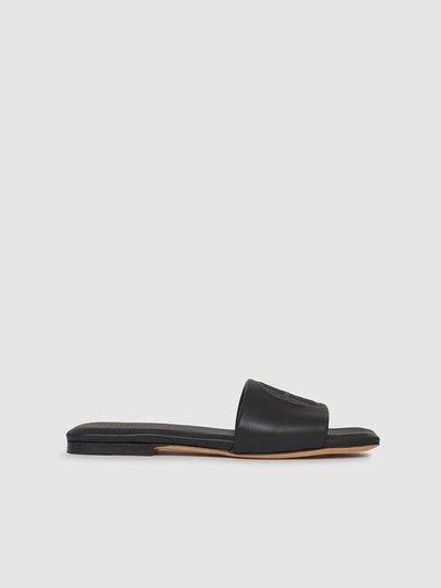 ANINE BING Ria Slides - Black Monogram product