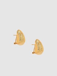 Ribbed Earrings