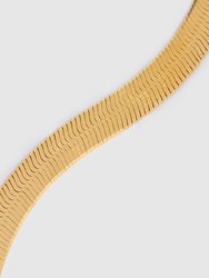 Ribbon Coil Bracelet - Gold