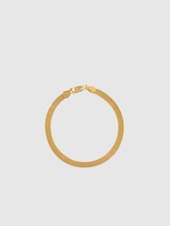 Ribbon Coil Bracelet - Gold - Gold
