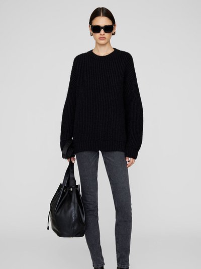 ANINE BING Sydney Crew Sweater - Black product
