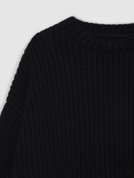 Sydney Crew Sweater - Black