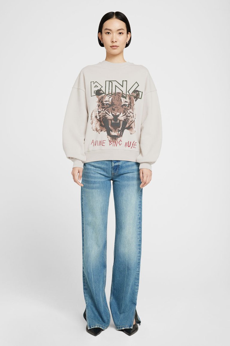 Tiger Sweatshirt - Stone - Stone