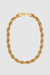 Twist Rope Necklace - Gold - Gold