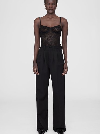 ANINE BING Via Bodysuit - Black Lace product