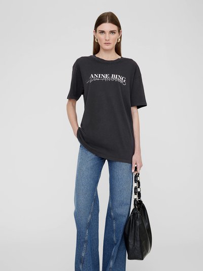 ANINE BING Walker Tee Doodle - Vintage Black product