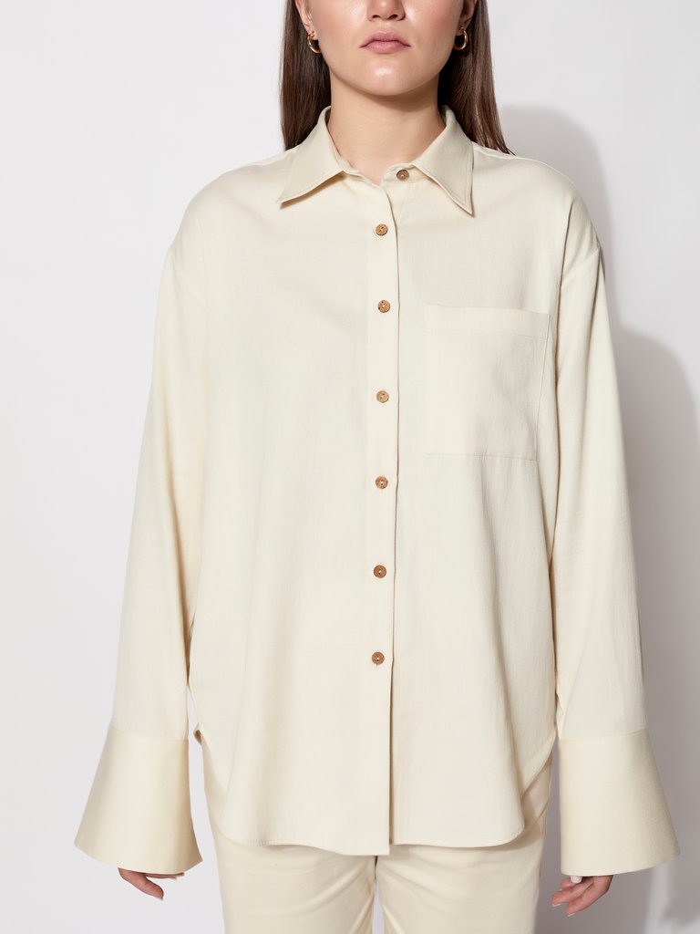 Alyvia Collared Long Shirt