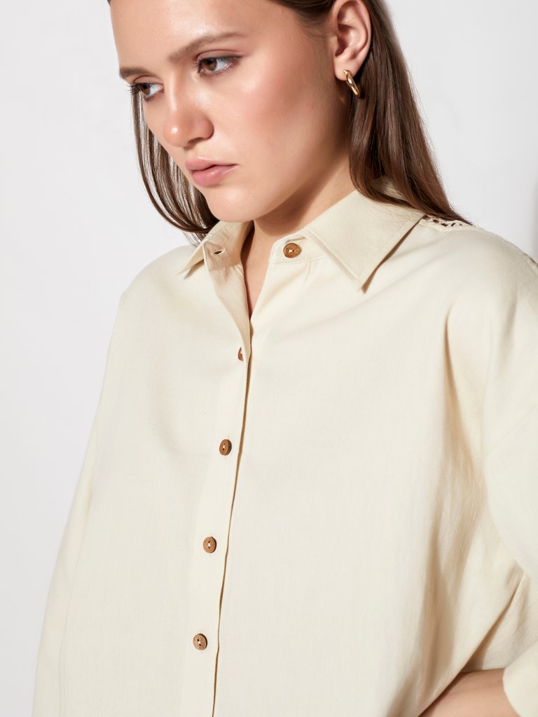 Alyvia Collared Short Shirt