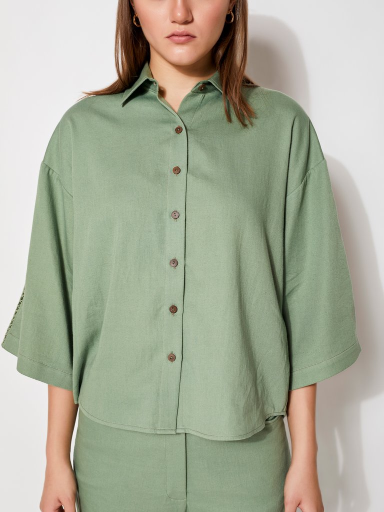 Alyvia Collared Short Shirt