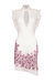 Ambrosio Embroidered Organza Plunge Shirt-Dress - Ivory
