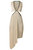 Chloe Asymmetric Plunging Knit Dress - Metallic Beige