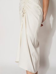 Ivy Ruched Drape Dress