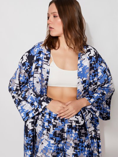 ANJUM KHAN Oasis Printed Kimono Robe product
