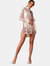 Selena Asymmetric Embroidered Shirt Dress - Ivory