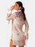 Selena Asymmetric Embroidered Shirt Dress