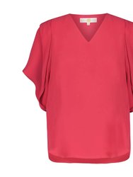 Serena Short Sleeve Top - Beetroot