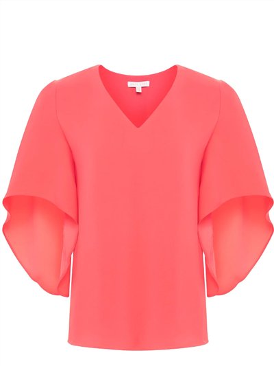 Anna Cate Women's Nina Short Sleeve Top In Fusion Coral product