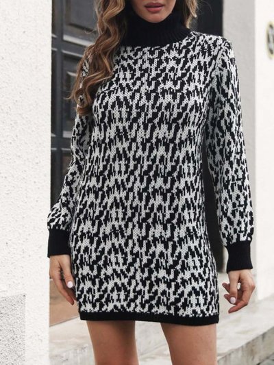 Anna-Kaci Abstract Print Sweater Dress product