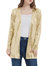 Anna-Kaci Women's Sequin Jacket Open Front Coat Blazer Party Cocktail Outerwear Cardigan - Gold