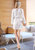 Anna-Kaci Women's Sparkly Sequins Party Dress Long Sleeve Crew Neck Elegant Loose Fashion Dresses