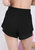 Asymmetrical Hem Sports Shorts