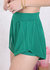 Asymmetrical Hem Sports Shorts