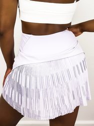 Back Pleated Lined Tennis Skirt