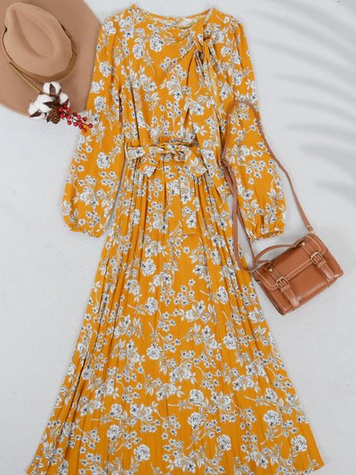 Anna-Kaci Bow Detail Floral Print Dress product