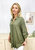 Button Front Relaxed Fit Blouse