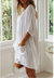 Button-Up Shift Cover-Up Dress