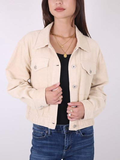 Anna-Kaci Casual Corduroy Button Down Jacket product