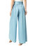 Chambray Tie Wide-Leg Palazzo Jeans