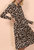 Cheetah Print Midi Ruffle Dress