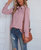 Classic Button Down Blouse - Pink