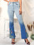 Classic Retro High Waist Long Denim Bell Bottom Jeans