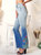 Classic Retro High Waist Long Denim Bell Bottom Jeans