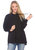 Comfy Oversized Pullover Hoodie - Black