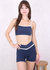 Contrast Piping Sports Bra