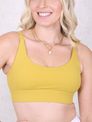 Double Strap Twist Back Sports Bra