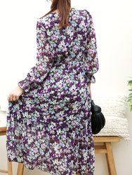 Floral Print Light Wrap Dress