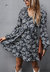 Floral Print Ruffle Dress