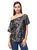 Glam Off-Shoulder Sequin Top - Black/Silver