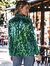 Glitter Long Sleeve Open Front Sparkle Party Blazer Jacket