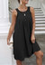 Halter Neck Pleated Shift Dress