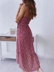 High Low Soft Daisy Dress