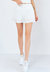 High Rise Ruffled Tennis Skirt - White