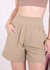 High Waist Bermuda Sports Shorts