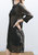 Junior Womens Black Sheer Chiffon Long Tunic Blouse Dress Shirt